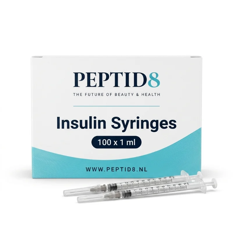 Spuiten 1 ml met U-100-schaal (100 stuks)